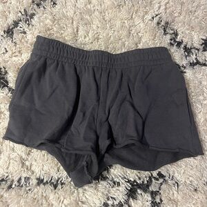 Garage sweat shorts dark gray size small